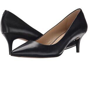 Coach Pointed Toe Pumps Black Leather (style "Lacey") Size 6.5 with Box